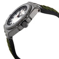 Versace Chain Reaction Quartz White Dial Green Rubber Strap Watch for Men - VEDY00419