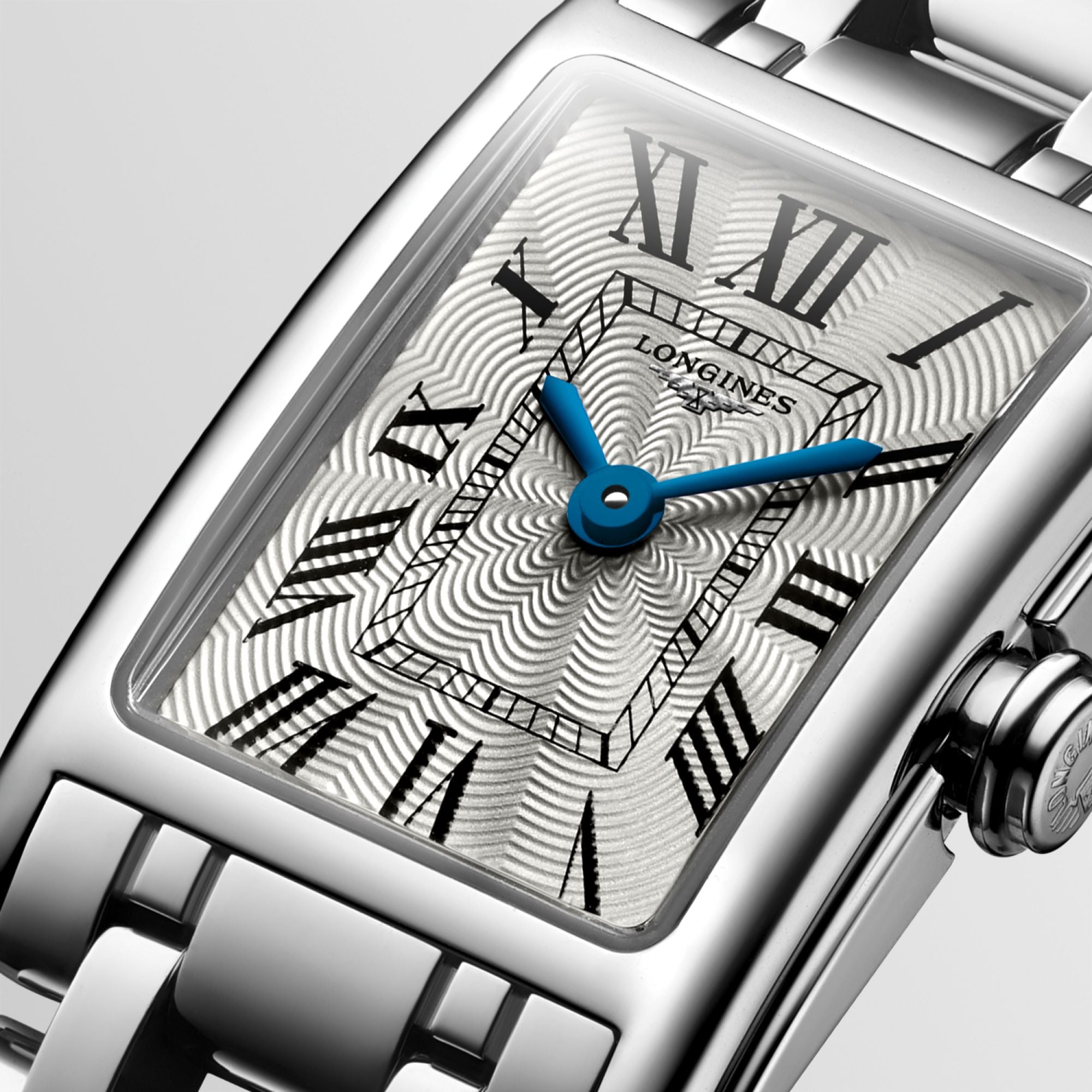 Longines Dolcevita White Dial Silver Steel Strap Watch for Women - L5.258.4.71.6