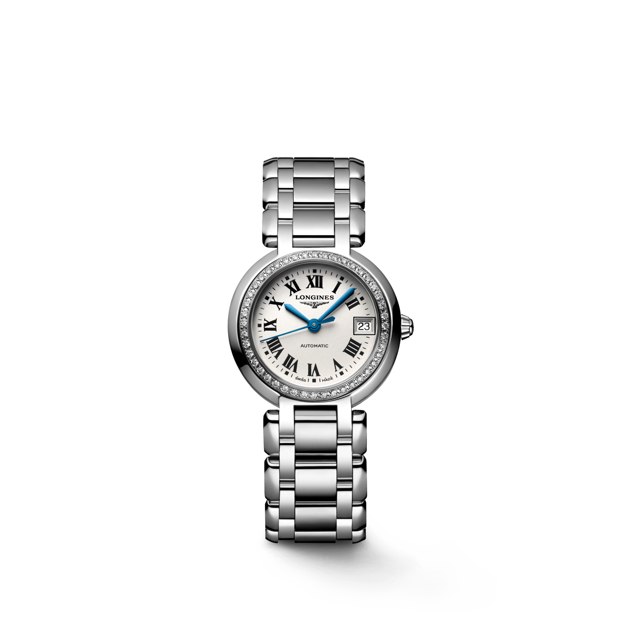 Longines PrimaLuna 26.5mm Automatic Stainless Steel Watch for Women - L8.111.0.71.6