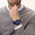 Breitling Superocean Heritage Chronograph 44 Outerknown Blue Dial Blue NATO Strap Watch for Men - M133132A1C1W1