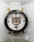 Gucci Dive Quartz White Dial White Rubber Strap Unisex Watch - YA136322