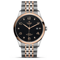 Tudor 1926 Automatic Diamonds Black Dial Two Tone Steel Strap Watch for Men - M91651-0004