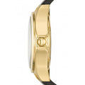 Marc Jacobs Henry Skeleton Black Dial Black Leather Strap Watch for Women - MBM1340