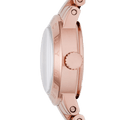 Marc Jacobs Amy White Dial Rose Gold Steel Strap Watch for Women - MBM8613