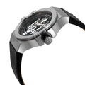 Maserati Potenza Automatic Black Dial Black Leather Strap Watch For Men - R8821108038