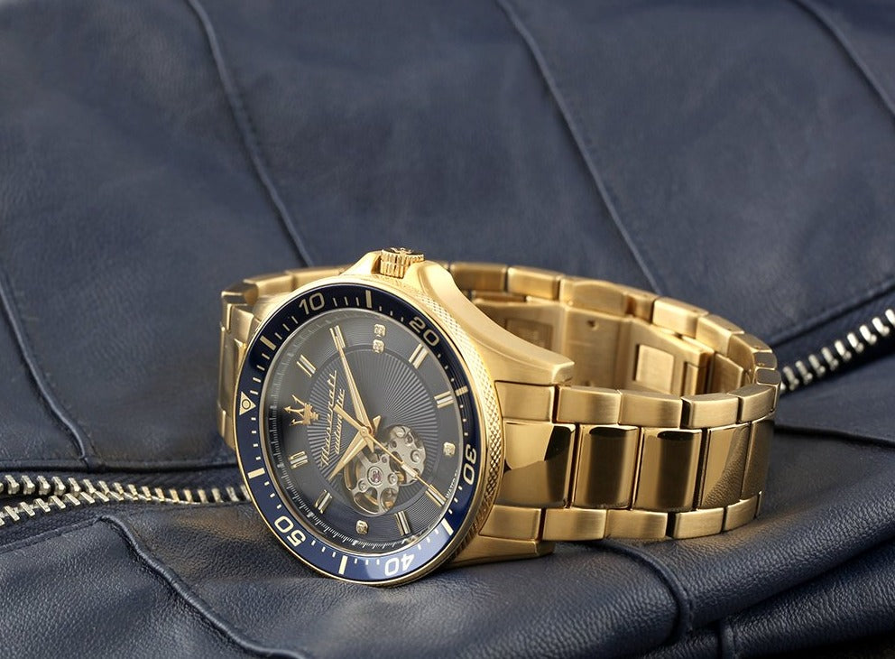 Maserati SFIDA Automatic Diamond Dial Limited Edition Watch For Men - R8823140004
