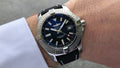 Breitling Avenger Automatic GMT 43 Black Dial Black Nylon Strap Watch for Men - A32397101B1X1