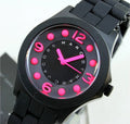 Marc Jacobs Pelly Black Dial Black Silicone Strap Watch for Women - MBM2530