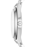Michael Kors Channing Quartz White Dial Two Tone Steel Strap Watch For Women - MK6649