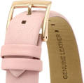 Michael Kors Layton Three-Hand White Dial Pink Leather Strap Watch for Women - MK2909