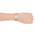 Michael Kors Pyper Quartz Gold Dial Gold Mesh Strap Watch For Women - MK4339