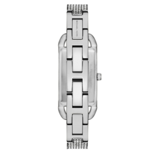 Michael Kors Empire Three-Hand Silver Dial Silver Steel Strap Watch for Women - MK4841