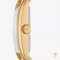 Michael Kors Petite Monroe White Dial Orange Leather Strap Watch for Women - MKO1060