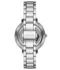 Michael Kors Pyper Three Hand Pink Dial Silver Steel Strap Watch For Women - MK4631