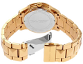 Michael Kors Runway Three Hand Brown Dial Two Tone Steel Strap Watch For Women - MK7389