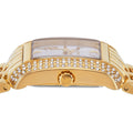Michael Kors Emery Pave Double Wrap White Dial Gold Steel Strap Watch for Women - MK4833