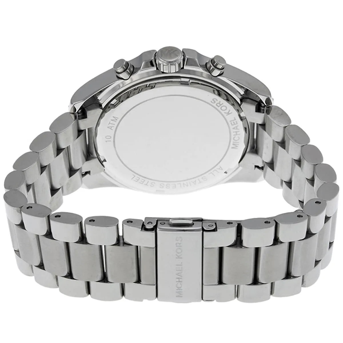 Michael Kors Bradshaw Chronograph Blue Dial Silver Steel Strap Watch For Women - MK6099