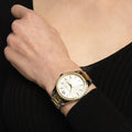 Michael Kors Layton Quartz Silver Dial Two Tone Steel Strap Watch For Women - MK6899