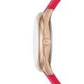Michael Kors Janelle Three Hand Red Dial Red Rubber Strap Watch For Women - MK7142