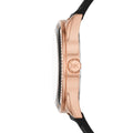Michael Kors Jessa Quartz Black Dial Black Silicone Strap Watch For Women - MK7266