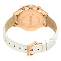 Swarovski Octea Chrono Crystals White Dial White Leather Strap Watch for Women - 5671150