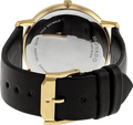 Movado TC Silver Dial Black Leather Strap Watch For Men - 606695