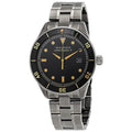 Movado Heritage Calendoplan Black Dial Silver Steel Strap Watch For Men - 3650095