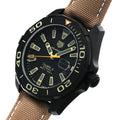 Tag Heuer Aquaracer 300 Calibre 5 Automatic Black Dial Brown Nylon Strap Watch for Men - WAY208C.FC6383