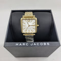 Marc Jacobs Vic Silver Dial Gold Steel Strap Watch for Women - MJ3462