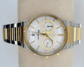Salvatore Ferragamo F-80 Classic White Dial Two Tone Steel Strap Watch for Men - SFME00821