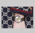 Gucci G Timeless Silver Dial Two Tone Steel Strap Watch For Women - YA1264131