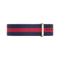 Daniel Wellington Classic Oxford White Dial Two Tone NATO Strap Watch For Women - DW00100029