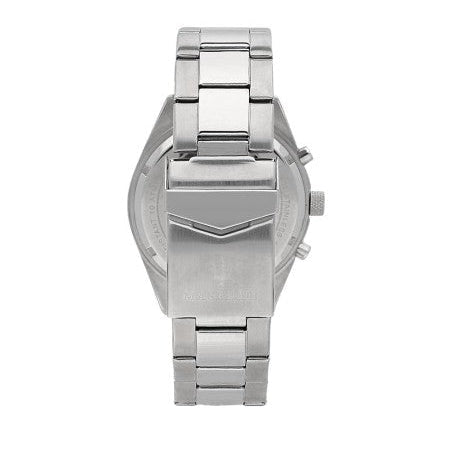 Maserati Competizione Chronograph White Dial Silver Steel Strap Watch For Men - R8853100017