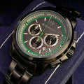Maserati Royale Chronograph Black Dial Black Steel Strap Watch For Men - R8873637004