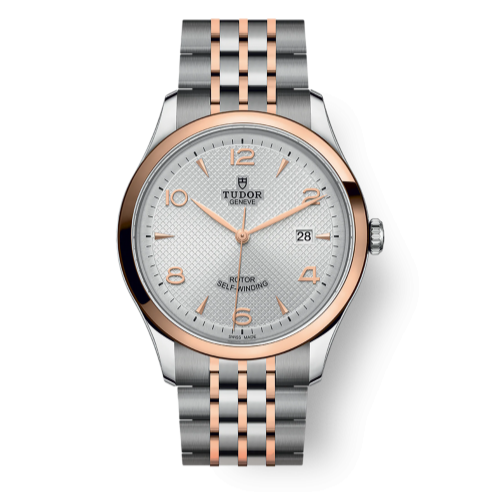 Tudor 1926 Automatic Silver Dial Two Tone Steel Strap Watch for Men - M91651-0001