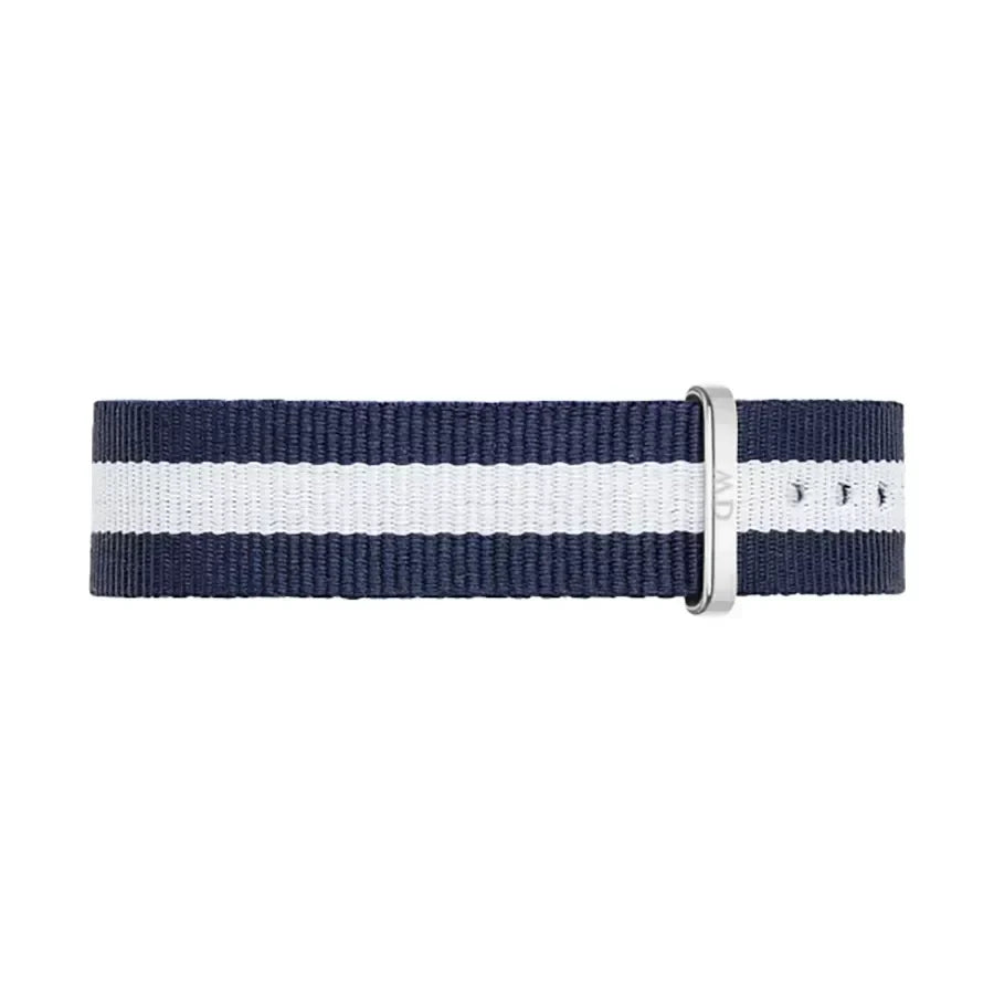 Daniel Wellington Classy Glasgow White Dial Two Tone Nylon Strap Watch For Women - DW00100082