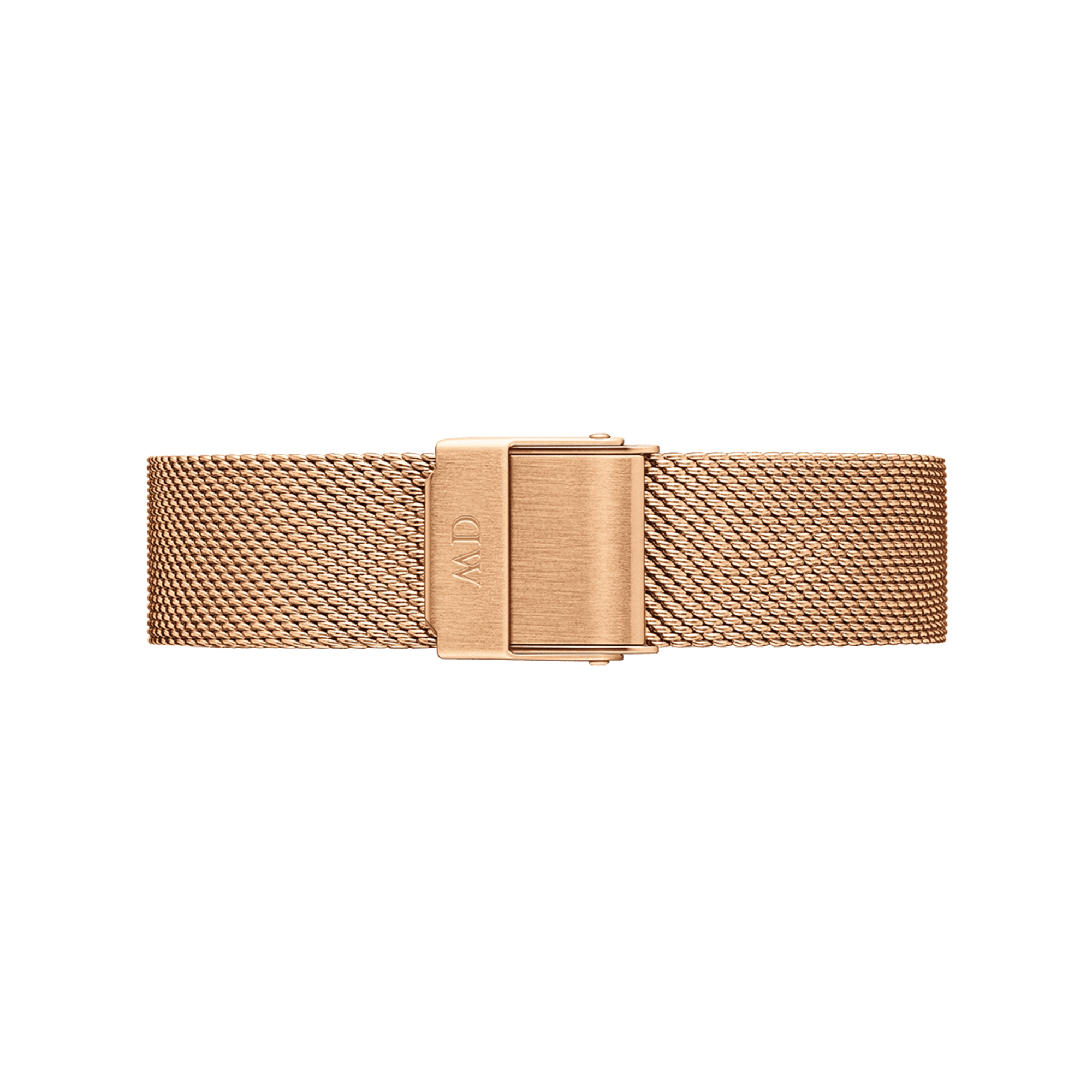 Daniel Wellington Classic Petite Melrose Black Dial Rose Gold Mesh Bracelet Watch For Women - DW00100217