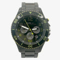 Marc Jacobs Rock Chronograph Black Dial Black Steel Strap Watch for Men - MBM5026