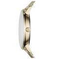Armani Exchange Lola Analog Gold Dial Gold Mesh Strap Watch For Women - AX5536
