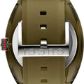 Gucci Sync XXL Quartz Brown Dial Brown Leather Strap Watch For Men - YA137106