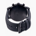 Emporio Armani Luigi Analog Black Dial Black Leather Strap Watch For Men - AR11450