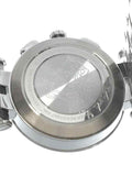 Versace V-Race Sport Black Dial Silver Steel Strap Watch for Men - VAH010016