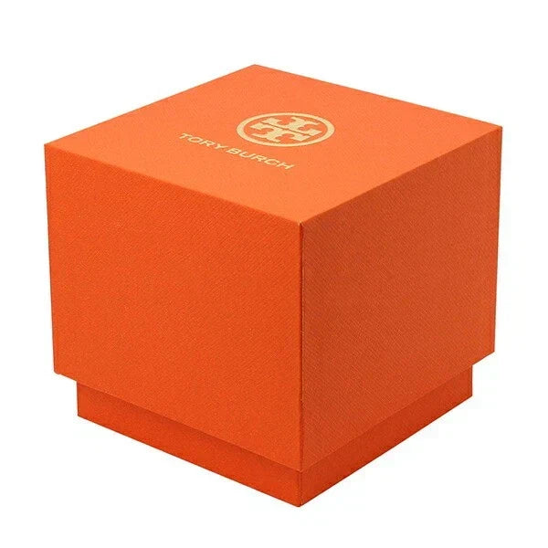 Tory Burch Reva Gold Dial Two Tone Steel Strap Watch for Women - TBW4027