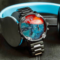 Diesel Mr Daddy 2.0 Chronograph Black Dial Black Steel Strap Watch For Men - DZ7395
