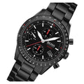 Hugo Boss Aero Black Dial Black Steel Strap Watch for Men - 1513771
