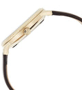 Tommy Hilfiger Hunter Green Dial Brown Leather Strap Watch for Men - 1791607