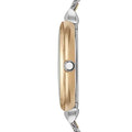 Emporio Armani Gianni T Bar Mother of Pearl Dial Silver Mesh Bracelet Watch For Women - AR2068