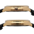 Gucci GG2570 Quartz Black Dial Black Leather Strap Watch For Men - YA142309