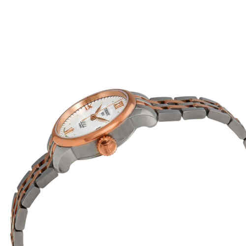 Tissot Le Locle Automatic Lady Silver Dial Two Tone Steel Strap Watch For Women - T41.2.183.16