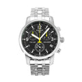 Tissot T Sport PRC200 Chronograph Black Dial Silver Steel Strap Watch for Men - T17.1.586.52